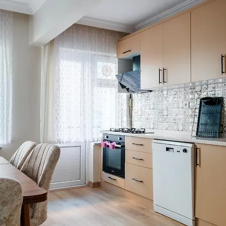 Sleek Flat With Balcony In Daire *